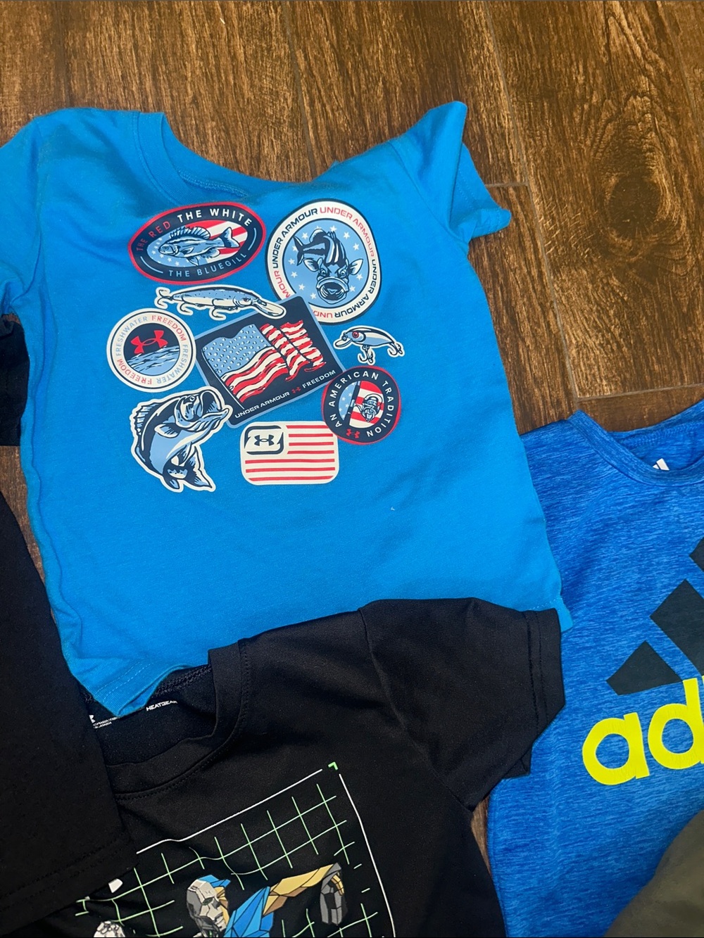 Boys 4T Shirt Bundle | Adidas Under Armour Graphic Tees, tanks & Hoodie Lot - Picture 5 of 7